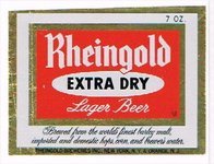 Rheingold Extra Dry Lager Beer