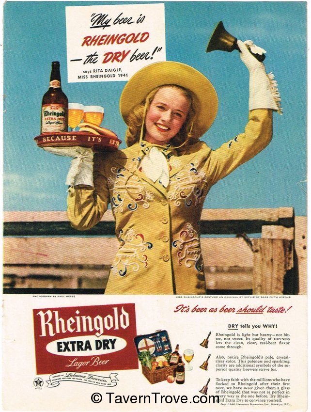 Rheingold Extra Dry Lager Beer