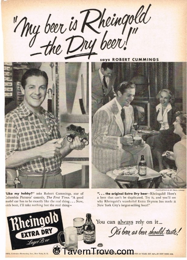 Rheingold Extra Dry Lager Beer