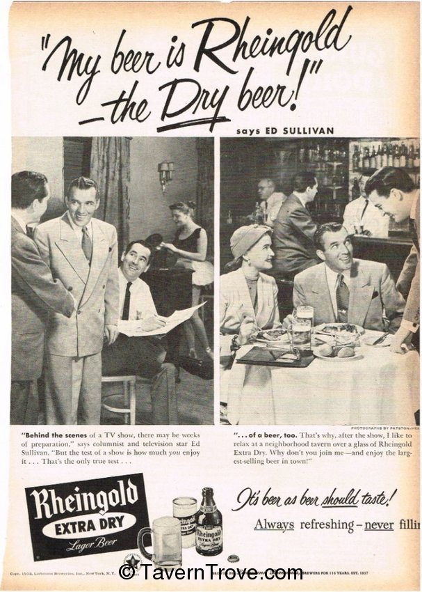 Rheingold Extra Dry Lager Beer