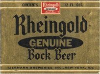 Rheingold Genuine Bock Beer