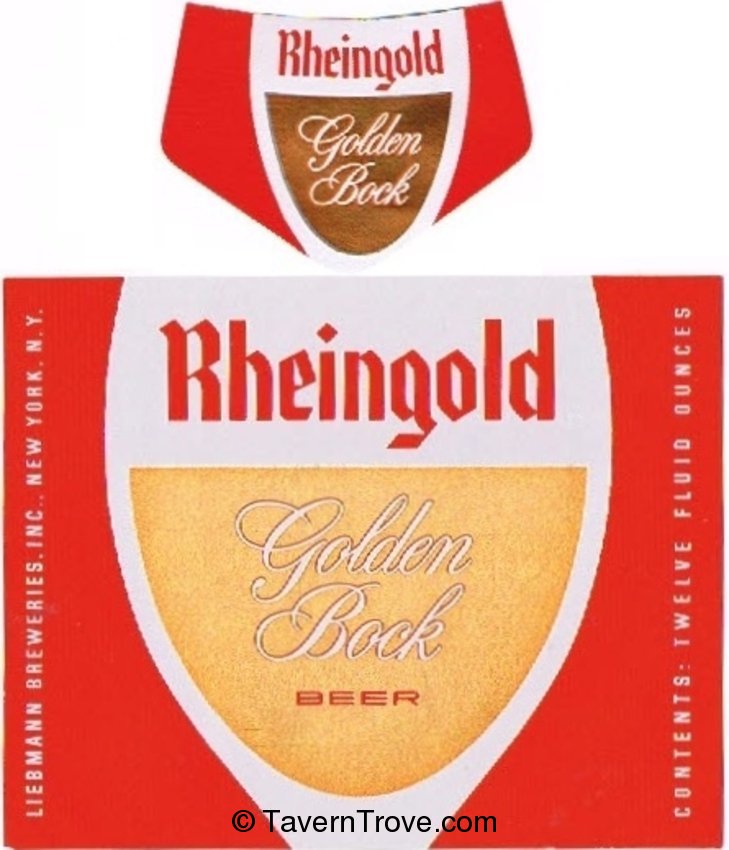 Rheingold Golden Bock Beer