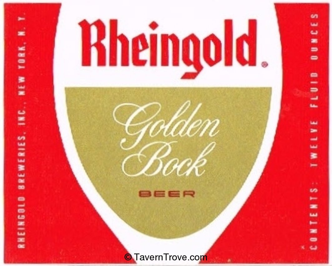 Rheingold Golden Bock Beer