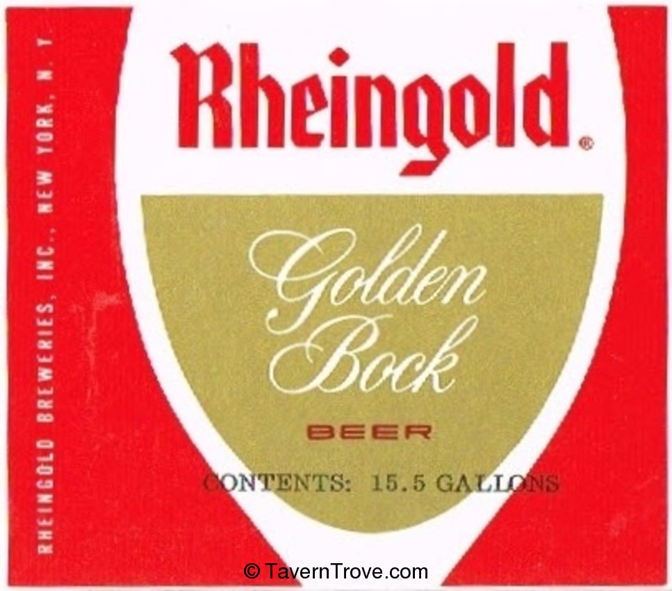 Rheingold Golden Bock Beer