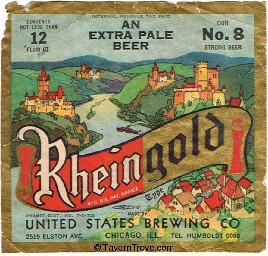 Rheingold Type Beer 