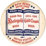 Rheingold Beer/Gold Crown Beer