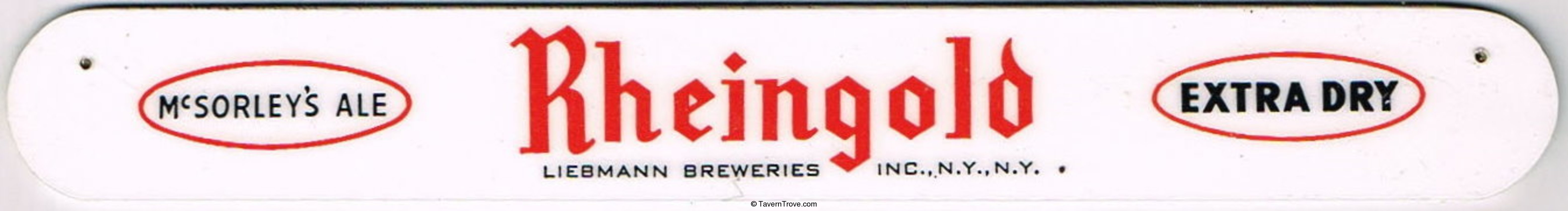 Rheingold Beer/McSorley's Ale