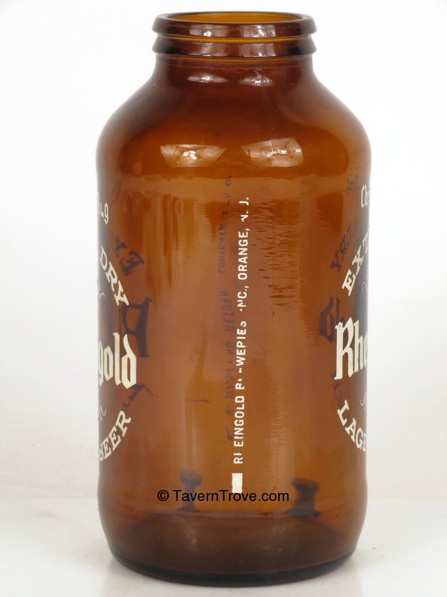 Item 61465 1960 Rheingold Extra Dry Lager Beer Keg Bottle