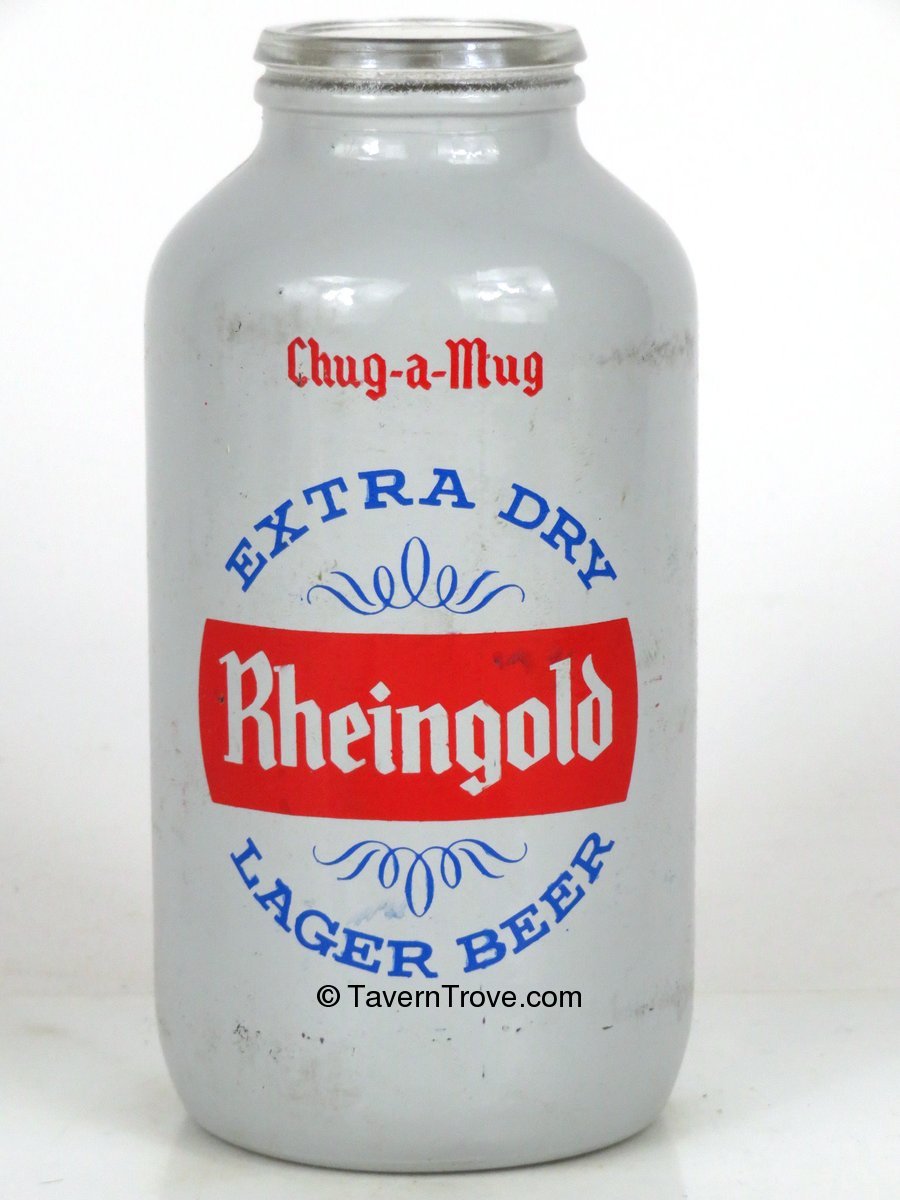 Item 95194 1960 Rheingold Extra Dry Lager Beer Keg Bottle