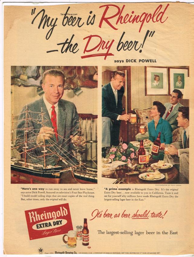 Rheingold Extra Dry Lager Beer 