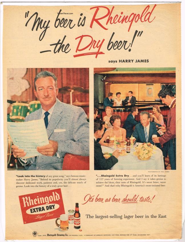 Rheingold Extra Dry Lager Beer 