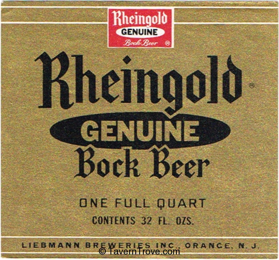 Rheingold Genuine Bock Beer