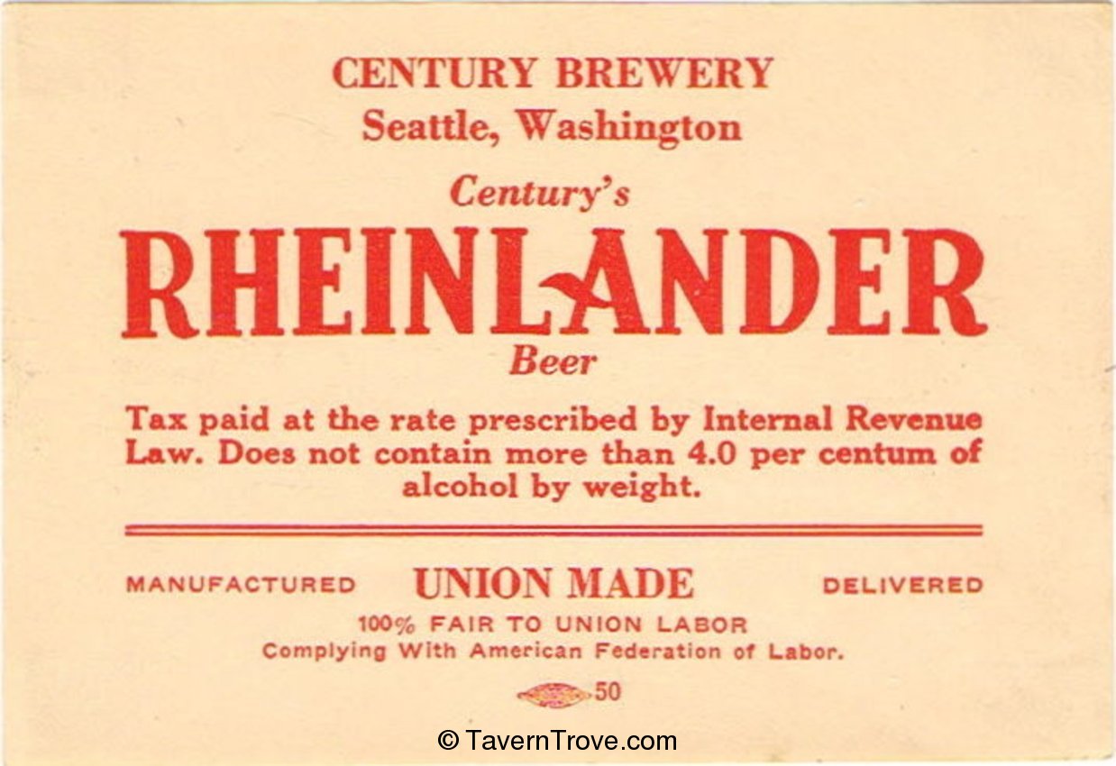 Rheinlander Beer