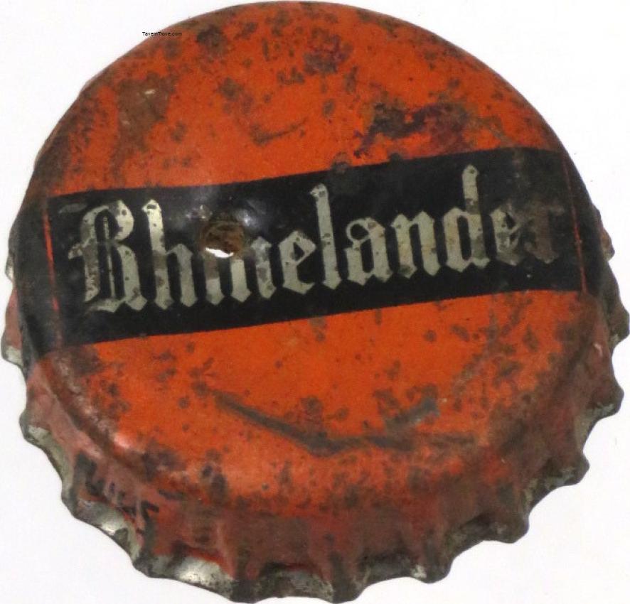 Rhinelander Beer (nail hole)