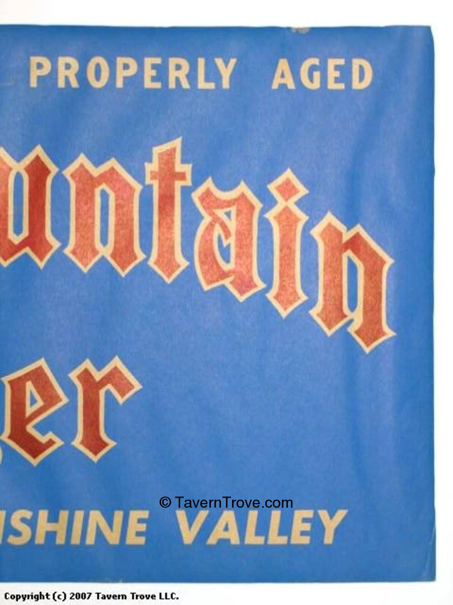 Item 29004 1957 Rib Mountain Lager Beer Sign