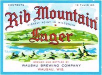 Rib Mountain Lager Beer