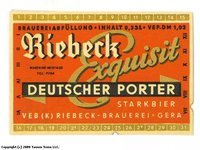 Riebeck Exquisit Deutscher Porter