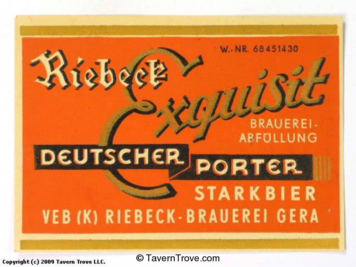 Riebeck PExquisit Deutscher Porter