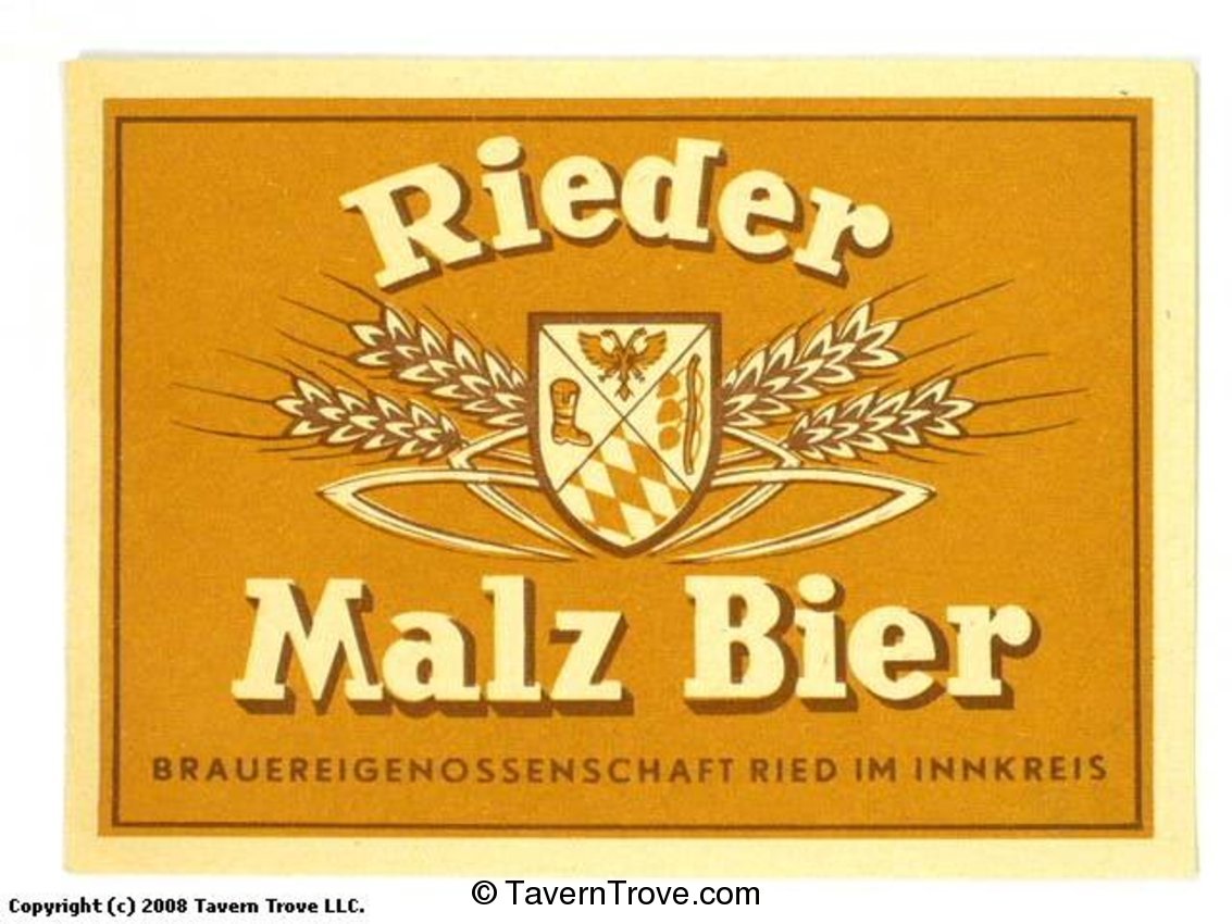 Rieder Malz Bier