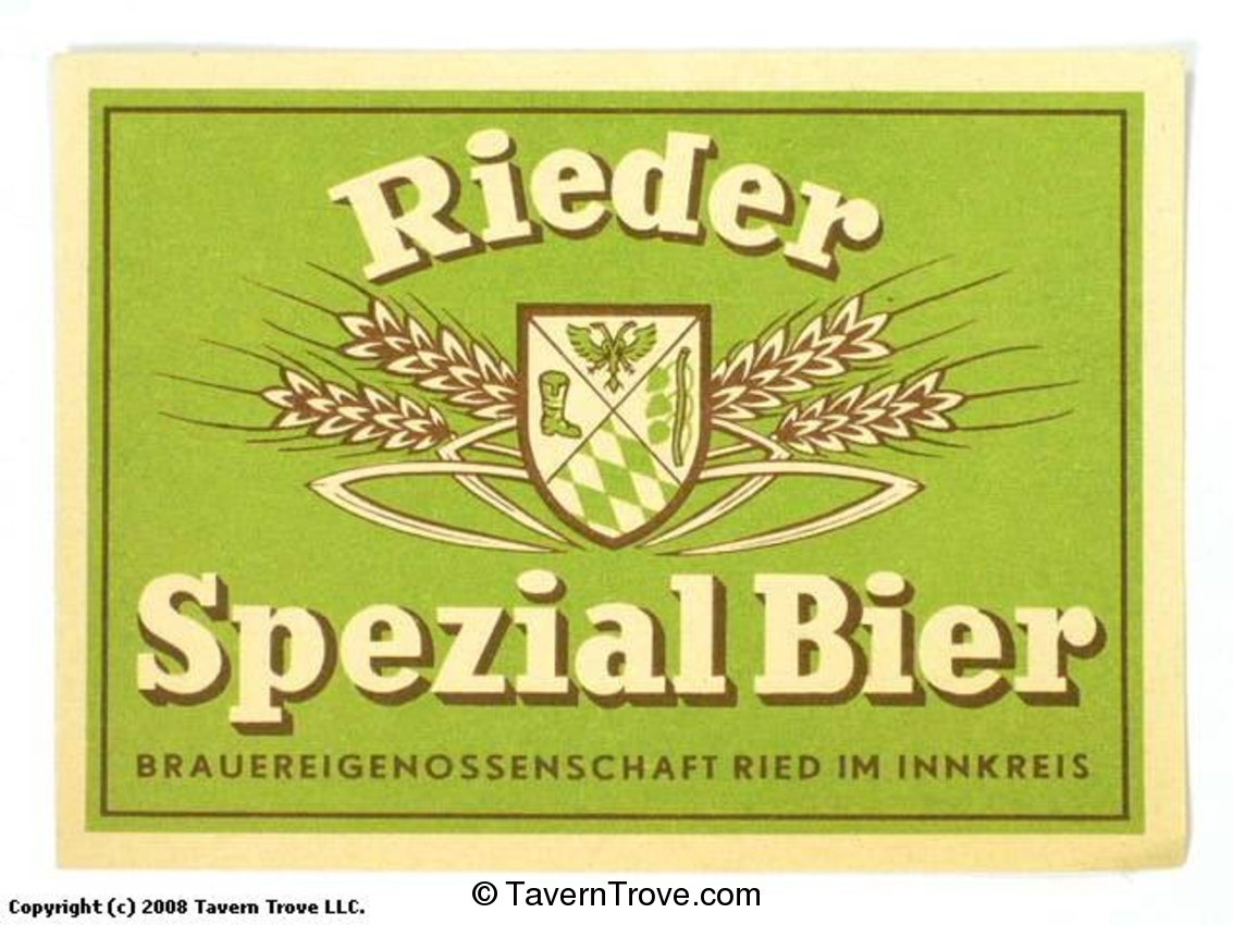 Rieder Spezial Bier