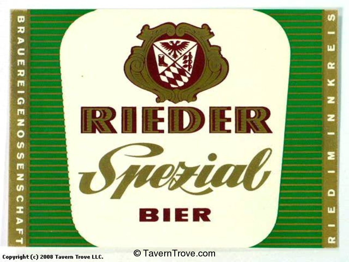 Rieder Spezial Bier