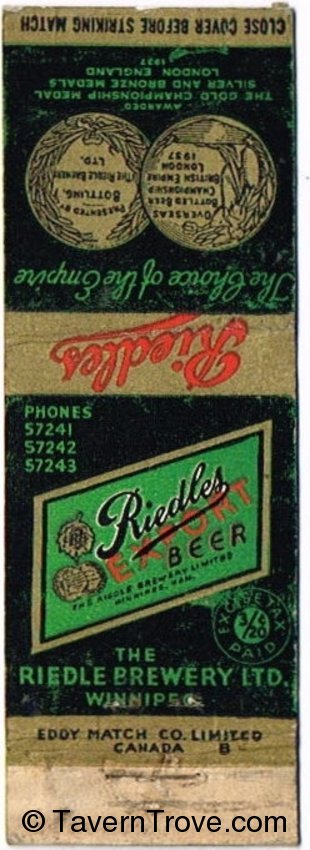 Riedle Export Beer
