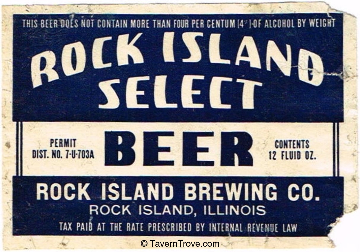 Rock Island Select Beer