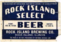 Rock Island Select Beer