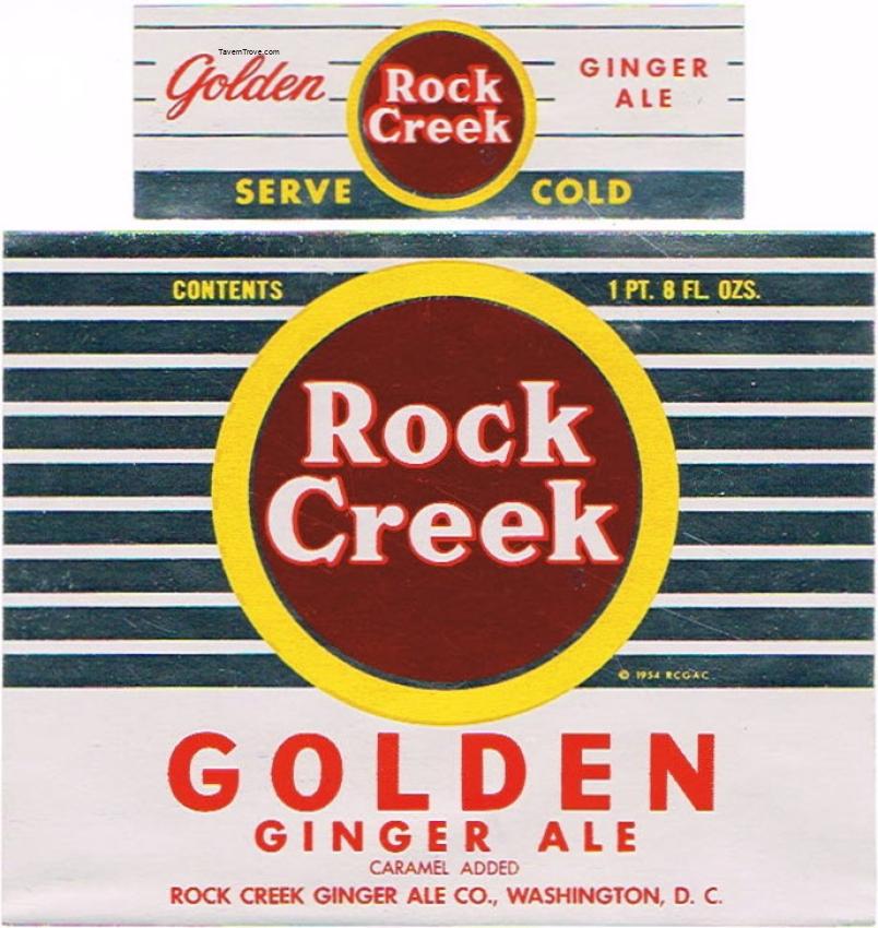 Rock Creek Golden Ginger Ale Washington DC