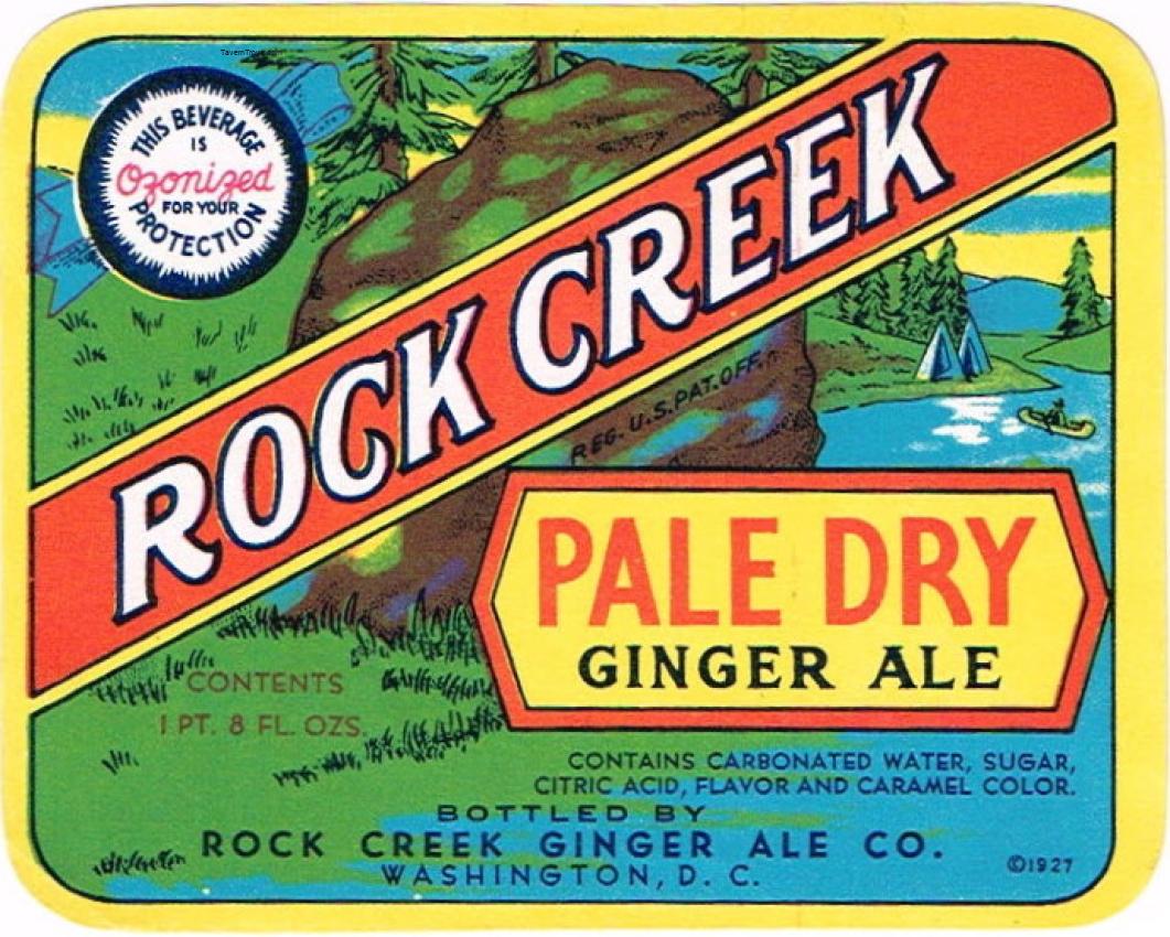Rock Creek Ozonized Ginger Ale Washington DC