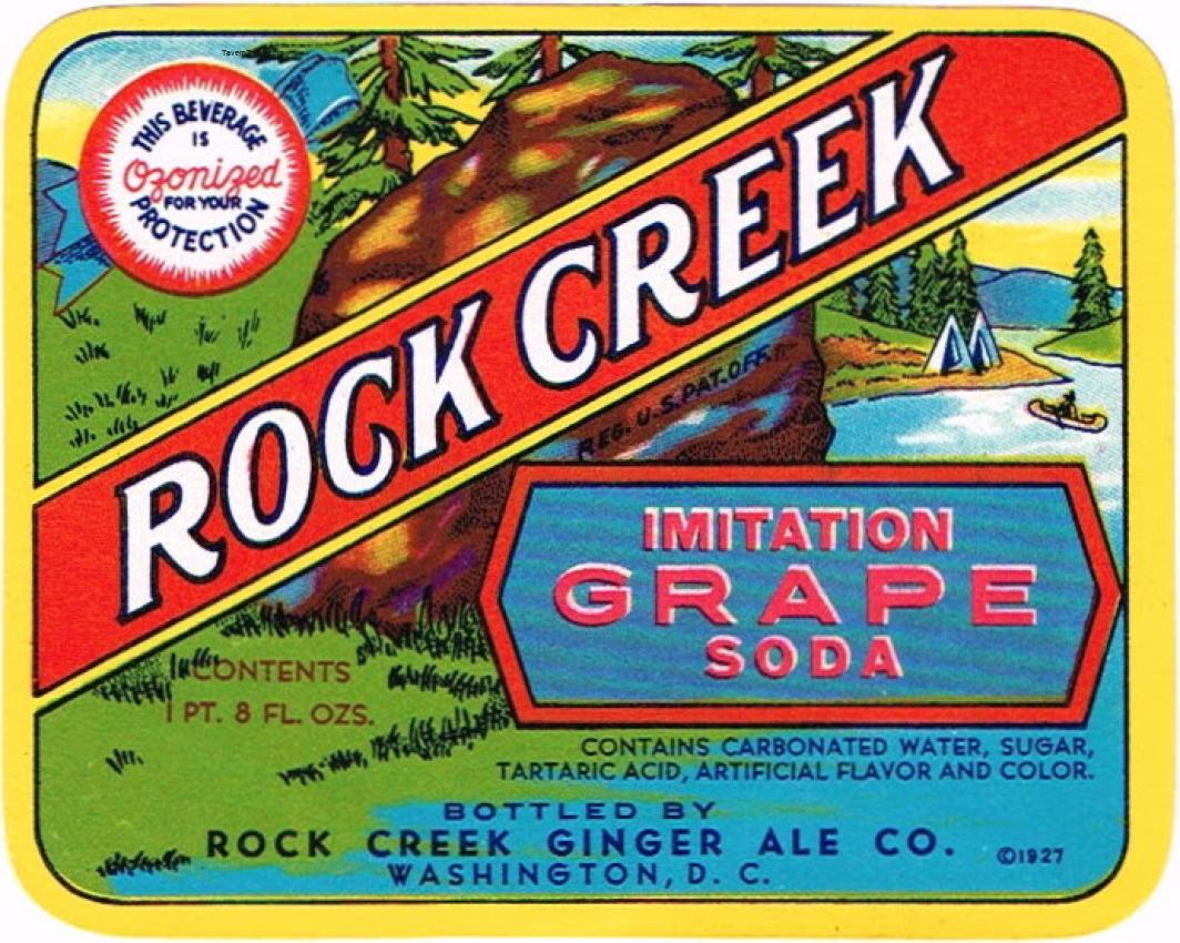 Rock Creek Ozonized Grape Soda Washington DC