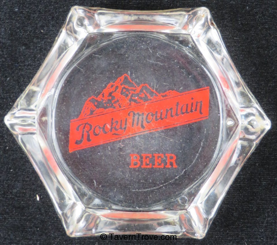 Rocky Mountain Beer Glass Ashtray