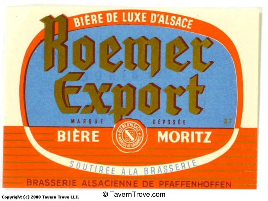 Roemer Export Bière