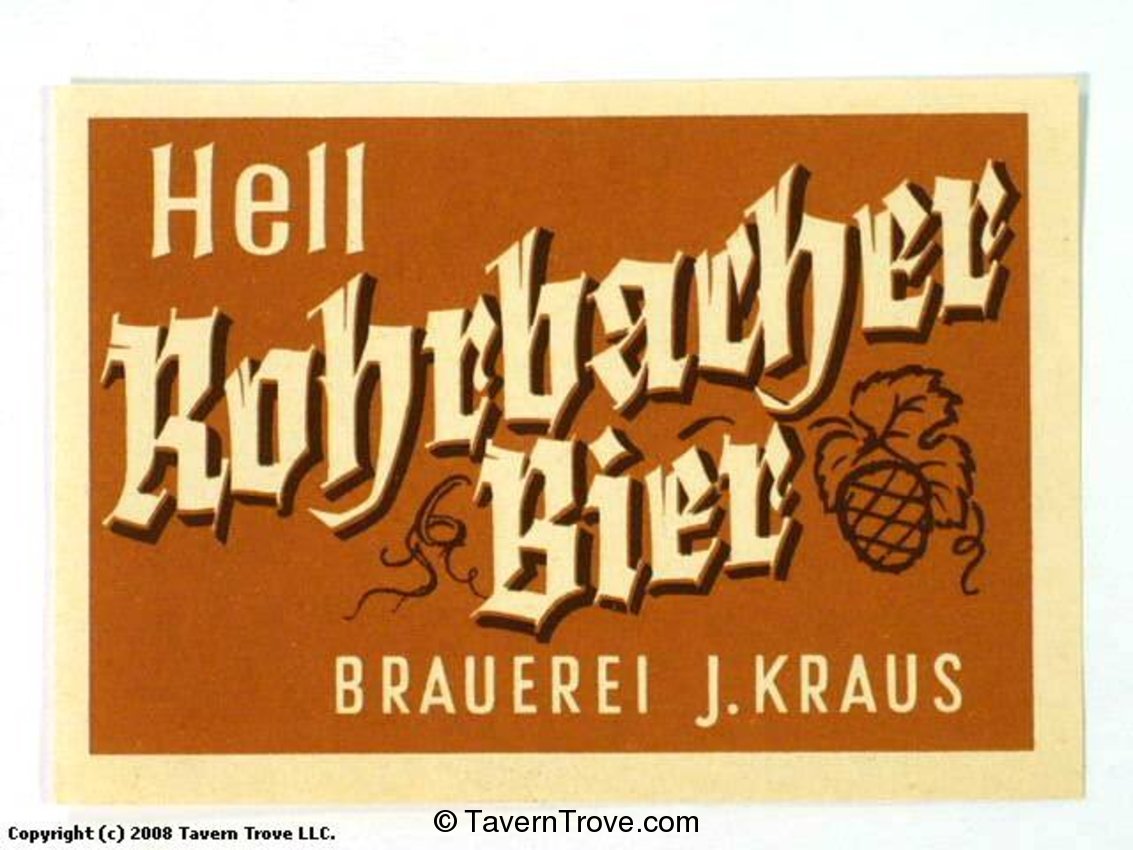 Rohrbacher Hell Bier