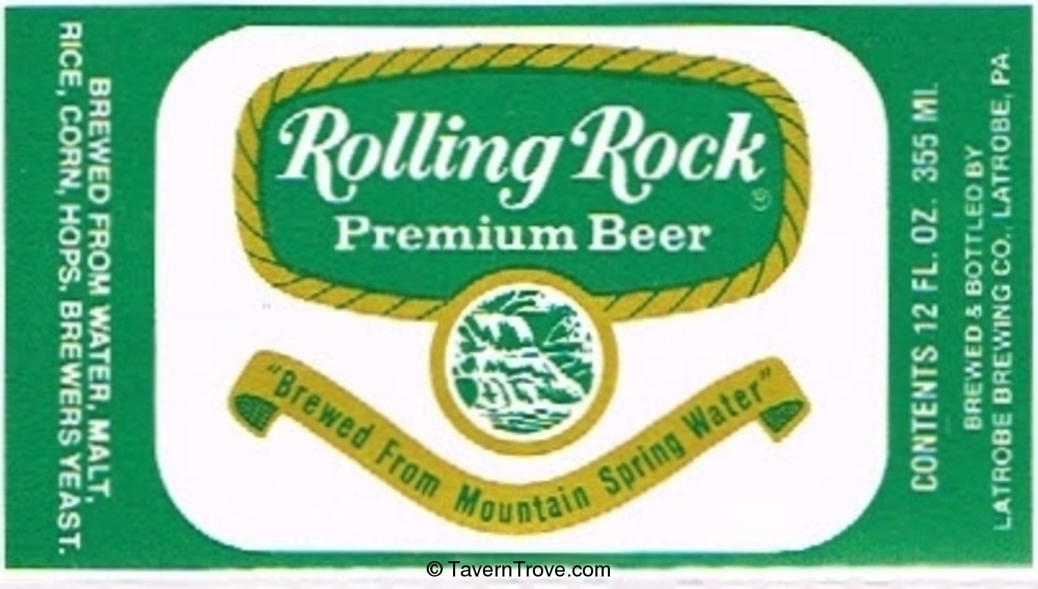 Rolling Rock Premium Beer 