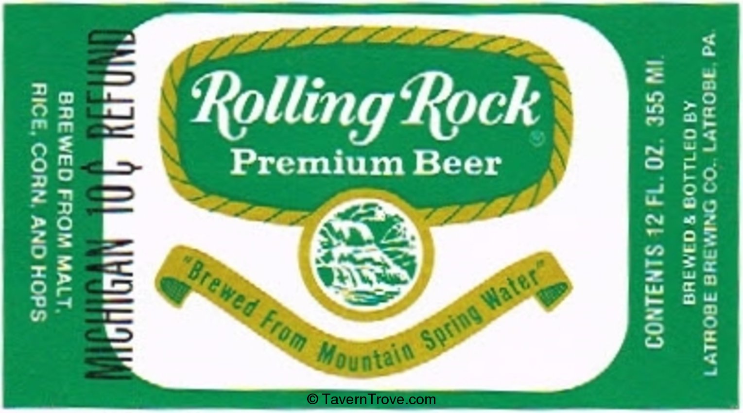 Rolling Rock Premium Beer 