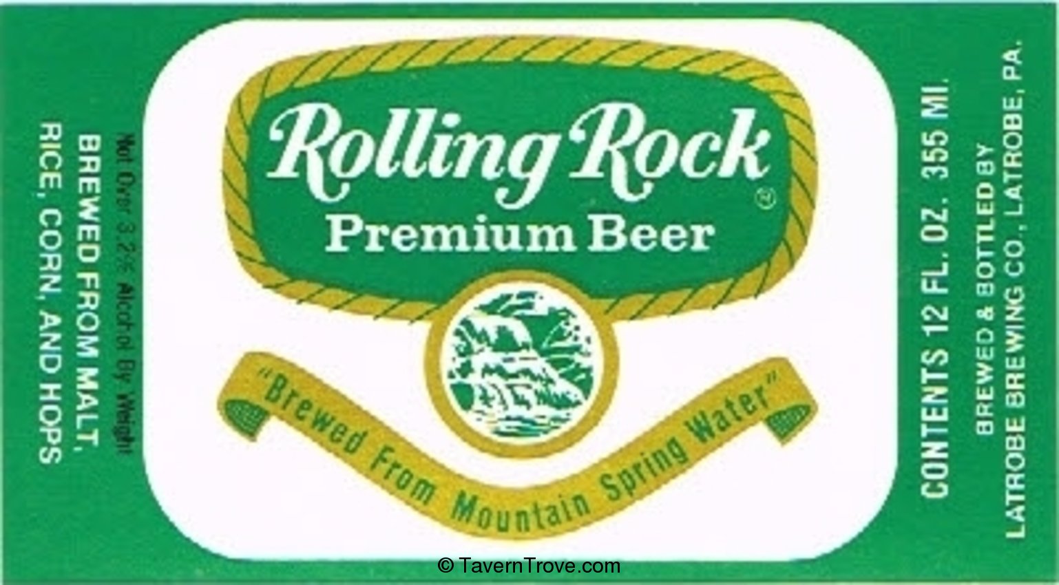 Rolling Rock Premium Beer 