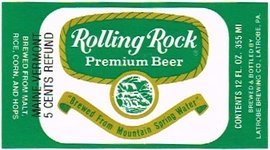 Rolling Rock Premium Beer 