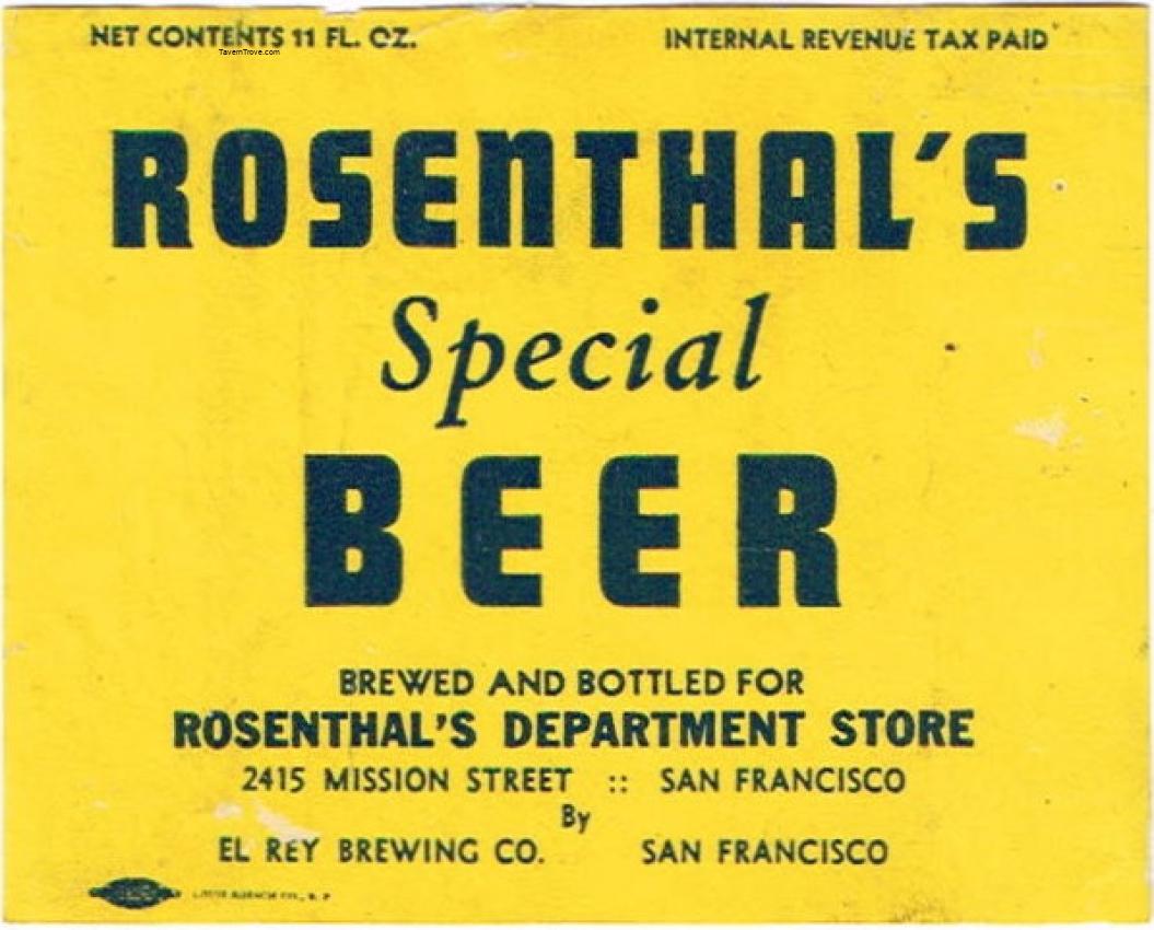 Rosenthal's Special Beer