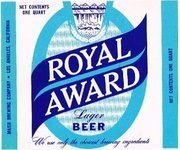 Royal Award Lager Beer 