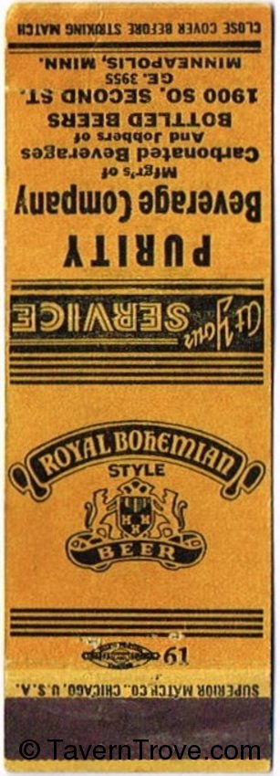 Royal Bohemian Style Beer (black back)
