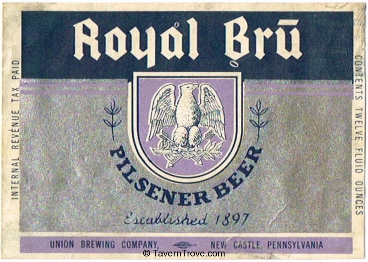 Royal Brū Pilsener Beer
