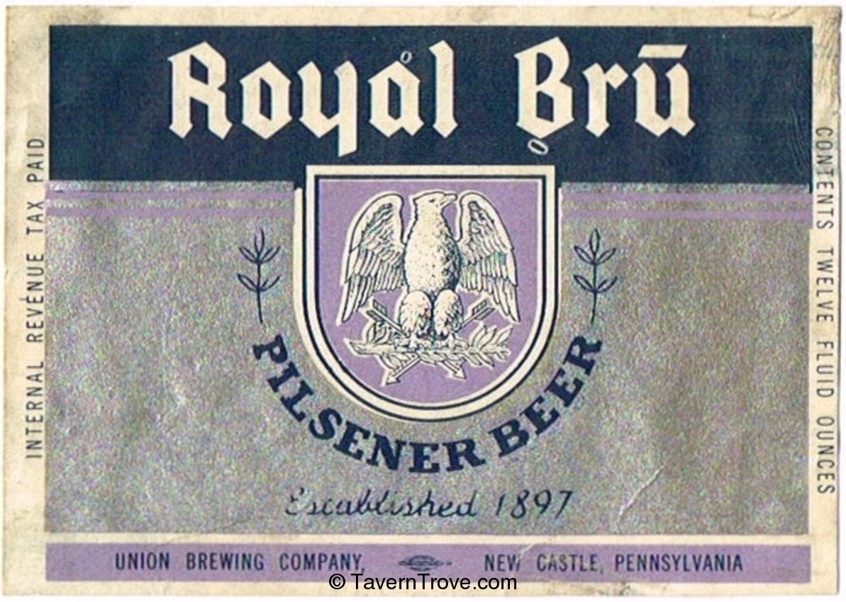 Royal Brū Pilsener Beer