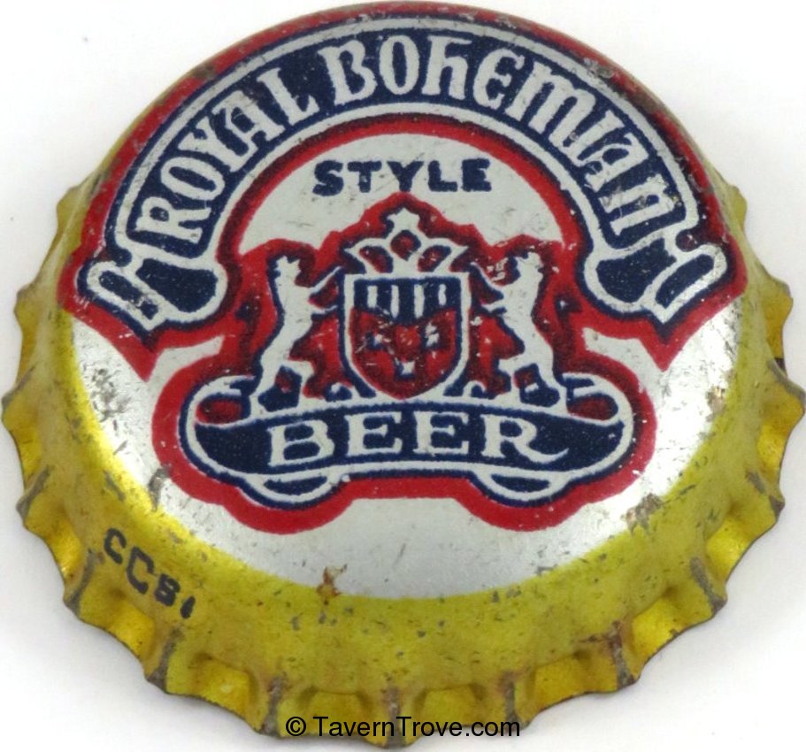 Royal Bohemian Beer (enamel blue & red)