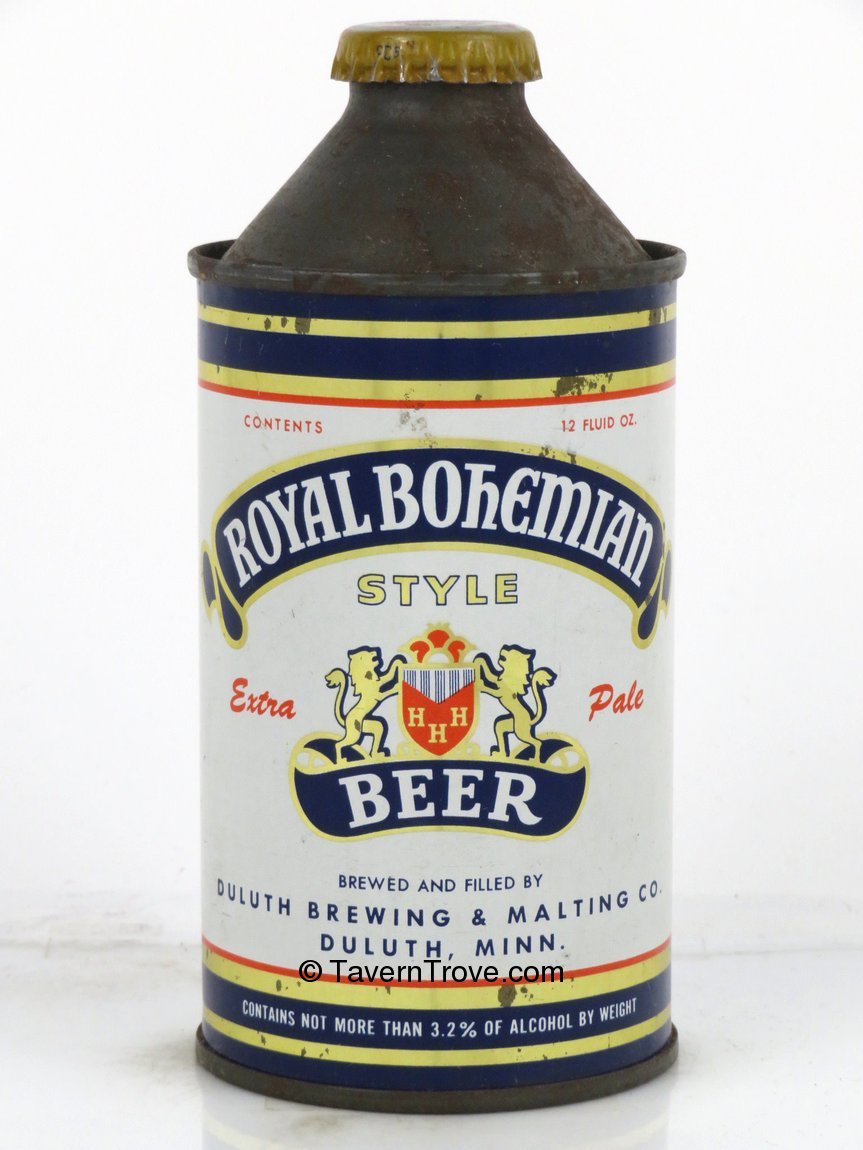 Item 81127 1950 Royal Bohemian Style Beer Cone Top Can 18224