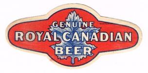 Royal Canadian Beer (Neck Label)