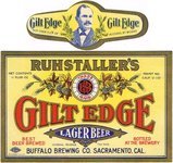 Ruhstaller's Gilt Edge Lager Beer