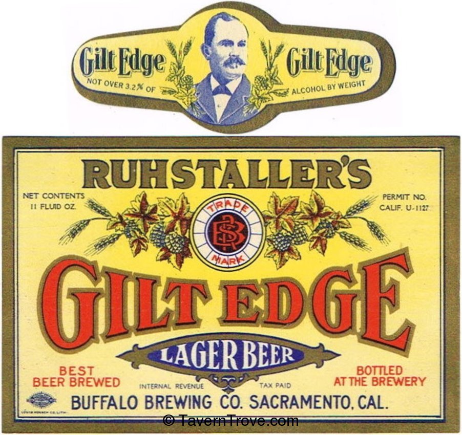 Ruhstaller's Gilt Edge Lager Beer