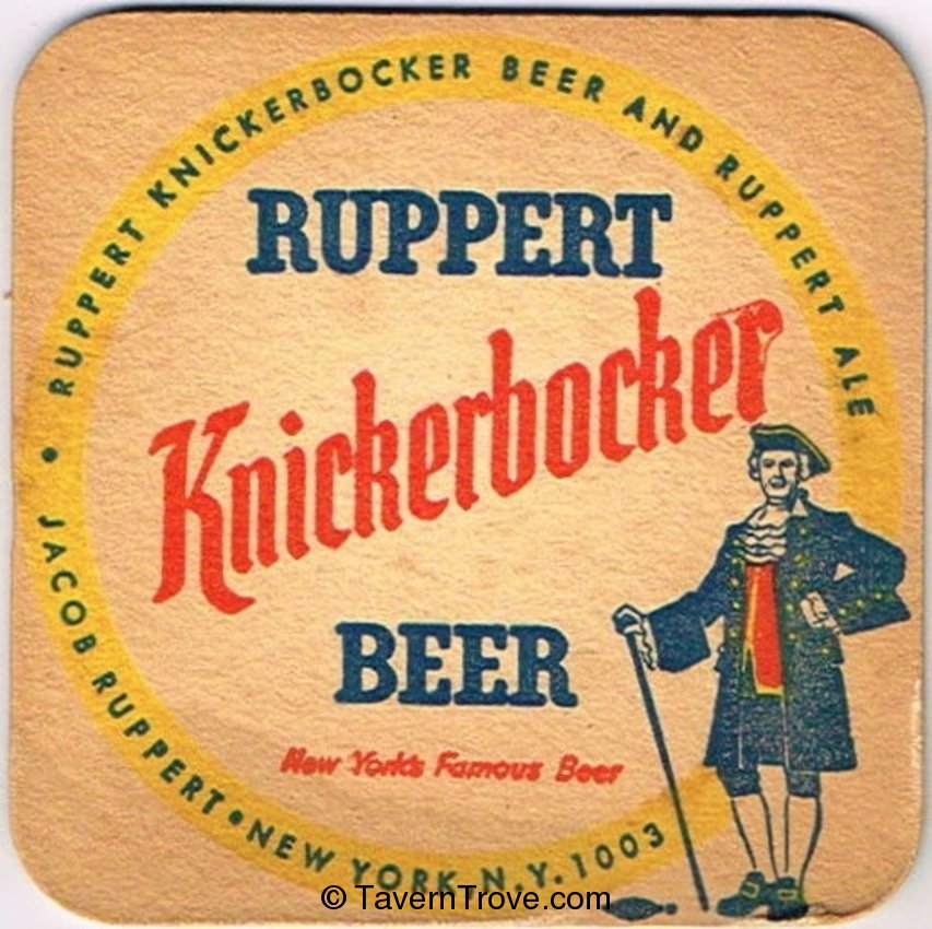 Ruppert Knickerbocker Beer