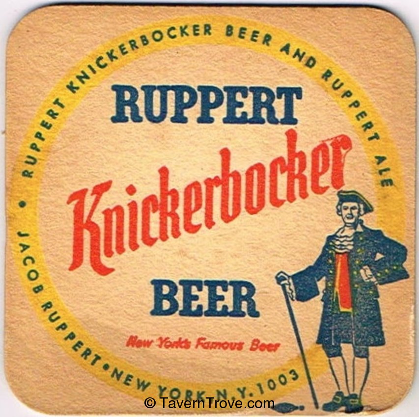 Ruppert Knickerbocker Beer